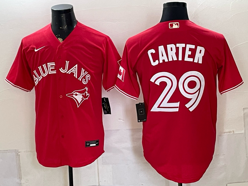 Men 2026 Toronto Blue Jays #29 Carter red Game Nike MLB Jersey 080404->toronto blue jays->MLB Jersey